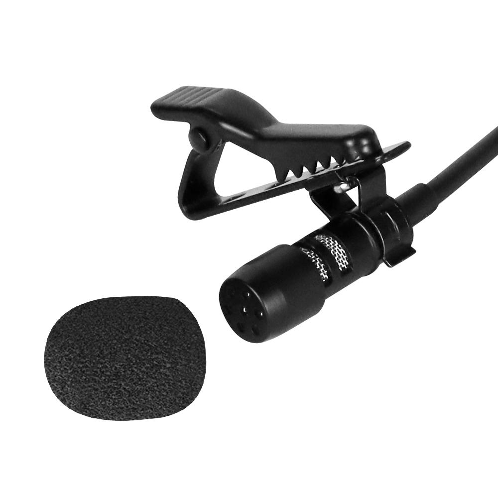Portable USB Mini Microphone 2m Lapel Lavalier Mic Clip-on External Buttonhole Microphones for Laptop PC Computer Recording Chat