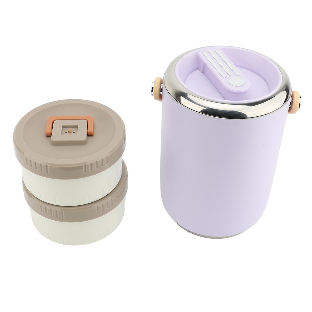 Вакуумный изолированный пищевой контейнер 2 л 304 нержавеющая сталь штабелируемый портативный изолированный ланч-бокс горячий