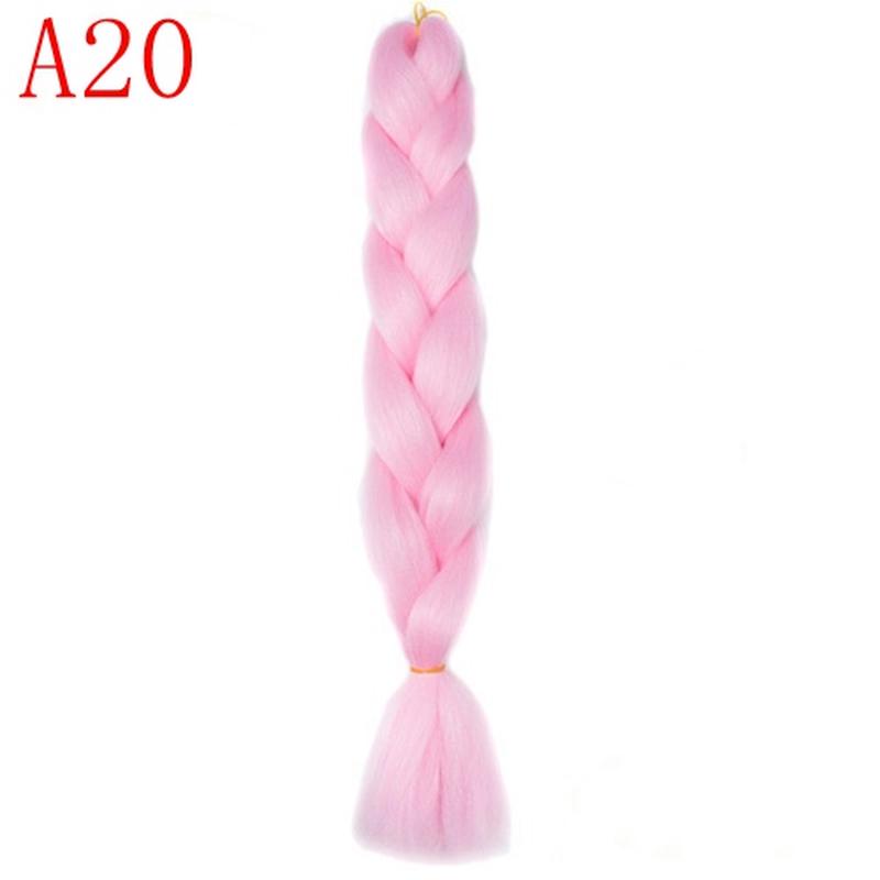 Синтетические плетеные волосы Ombre, 88 цветов, доступные наращивания волос крючком, прически с большой косой