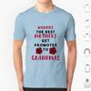 Womens Promoted To Grandma Est 2020 Best Funny Gift T Shirt Cotton Men Women DIY Print Grandma Est Funny Novelty Crazy Dog 100