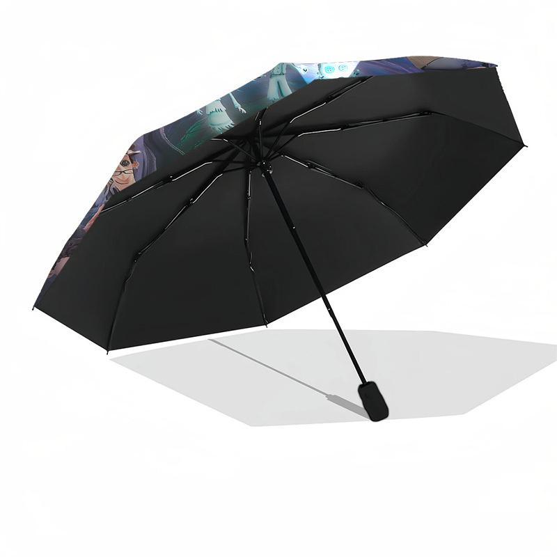 Coraline, Animation- Automatic Opening and Closing, 8-rib Structure Portable Umbrella, Suitable for Men and Women in All Seasons - Perfect G