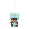 Monchhichi Plush Toy, Animal Babychichi, SS Large Face Keychain, Bear