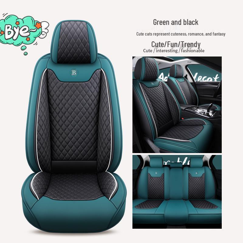 Cartoon Full Coverage Car Seat Cushion for All Seasons - Universal Fit