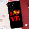 Tigray Flag Theme Case For Samsung Galaxy S26 Ultra S23 S22 S21 S20 S24 S25 Ultra S10 Plus S25 FE Cover Shell