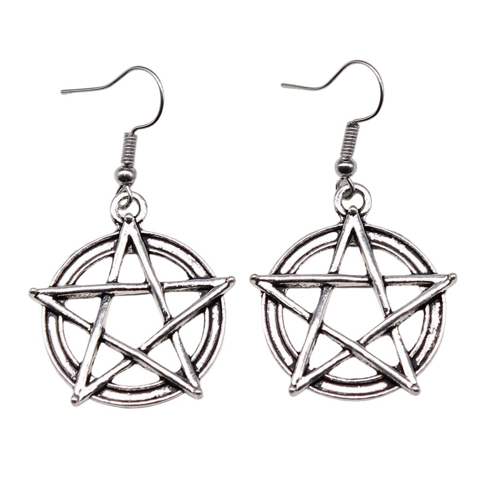 1 пара подвесок со звездами и луной для женщин, модные серьги, висячие серьги