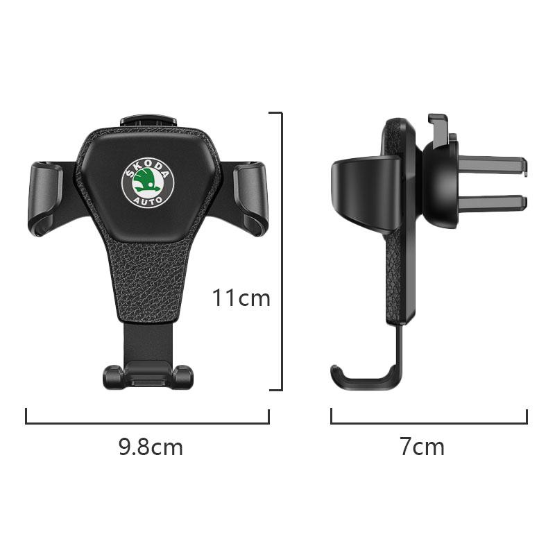 ADU1 Car Phone Holder Air Vent G-Sensor Smartphone GPS Stand For Skoda Octavia Kodiaq Superb Yeti Kamiq Fabia Karoq Scala Rapid Enyaq
