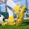 Fashion Men's Soccer Shoes TF/FG Non-Slip Turf Soccer Cleats Personalized Training Shoes Trend Ultralight Sneaker High Top Football Boot