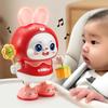 Музыкальная игрушка-кролик для детей, сенсорная, для раннего развития, стимулирующая творчество, подарок для малыша и для дома
