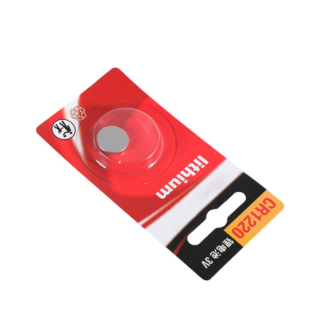 Долговечная круглая батарейка CR1220 CR1220 3V литиевая батарейка-таблетка для часов калькуляторов электроники