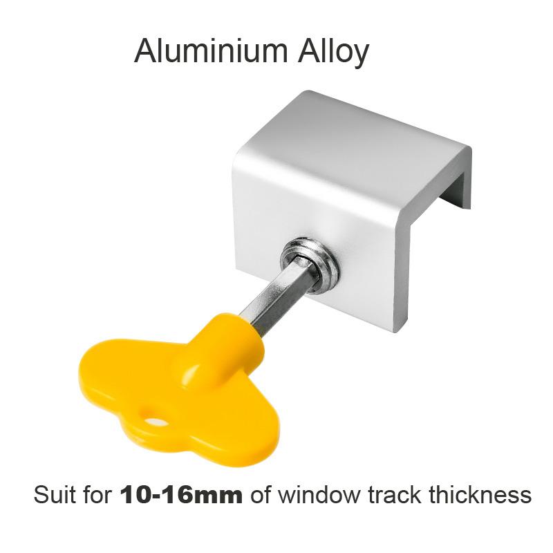 Anti-theft Window Locks Key Set Non-Punch Window Limiter Security Protection Baby Safety Lock Kids Children Safety Protection