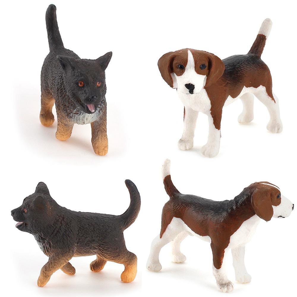 Accessories Puppy Figures Animal Model Children Educational Toys Micro Landscape Dog Figurine