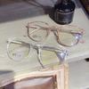 Круглая оправа прозрачные очки TR90 оптические очки оправа классические плоские зеркальные очки для девочек