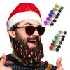 Beard Ornament Christmas Beard Jingle Bell Clip Decoration Plastic Facial Hair Bauble Clips for Holiday Party Decor