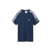 Футболка с коротким рукавом Originals Trefoil Retro Casual, мужская, темно-синяя, ED6117
