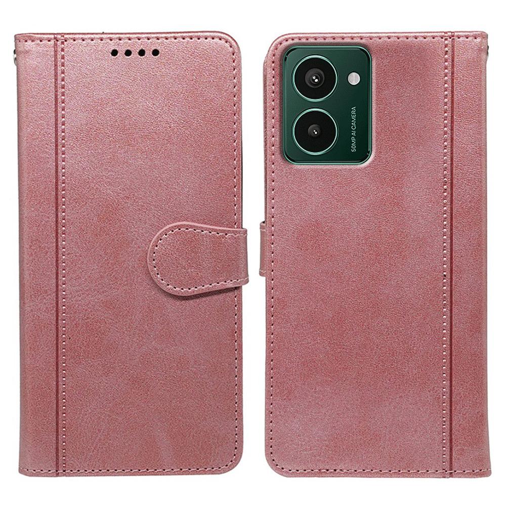 Для HMD Pulse Pro Чехол Текстура телячьей кожи Подставка Книжный стиль Чехол для телефона