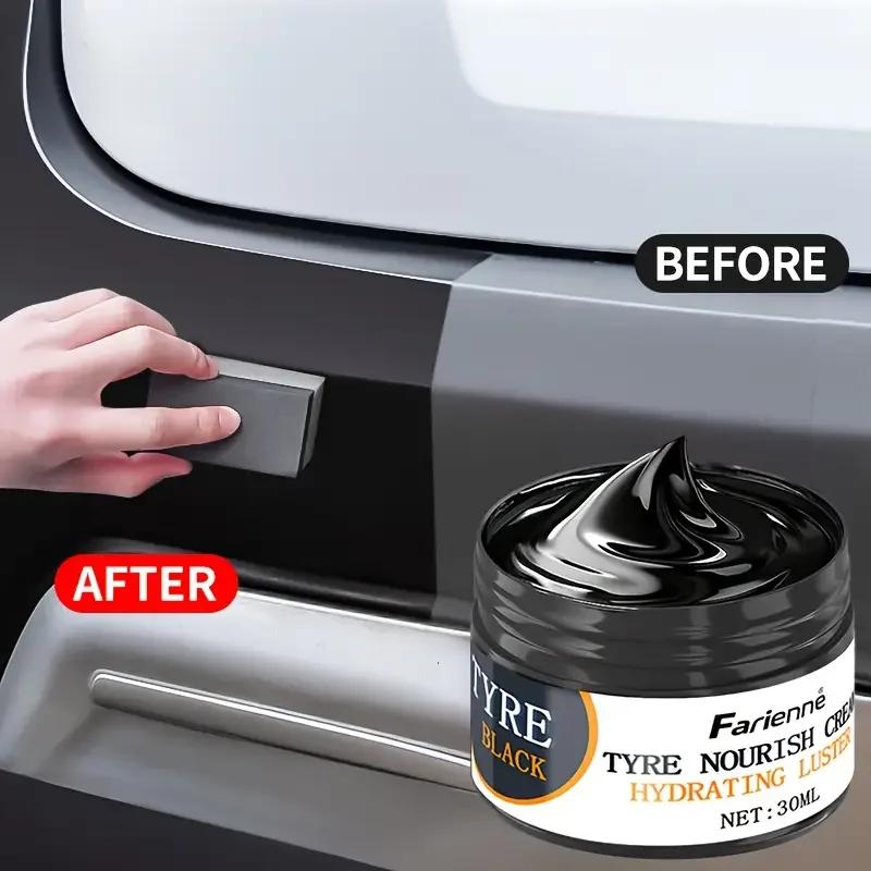 Автомобильный пластиковый восстановитель - Многофункциональный восстановитель черного пластика, подходит для выцветшего пластика, винила и резины
