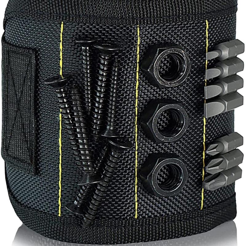 Магнитный браслет с сильными магнитами удерживает винты сверло поддержка запястья гаджет держатели инструментов электрика ремни