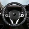 Чехлы на руль автомобиля Воздухопроницаемые Противоскользящие Искусственная овчина ультратонкие впитывающие пот рулевые колеса Аксессуары для автомобилей