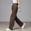 Demana Women's Mid-Waist Straight Casual Pants