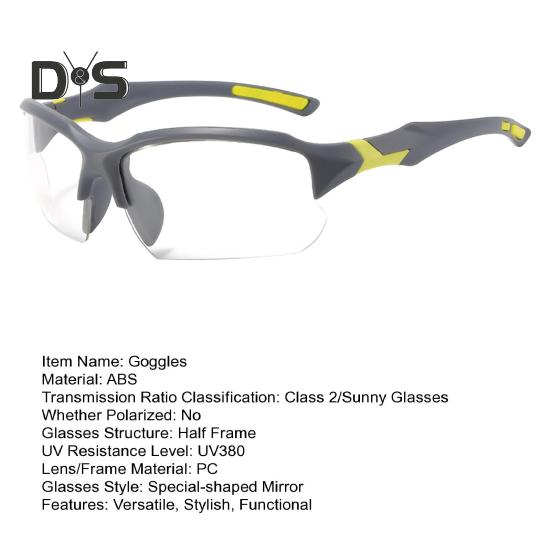 Бифокальные поляризованные солнцезащитные очки для велоспорта с защитой от ультрафиолета, антибликовым покрытием, устойчивым к царапинам, регулируемыми дужками, защитным шнуром, очками для занятий спортом на открытом воздухе