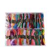 "Eco-Cotton Embroidery Thread: 100 Colors, Single Standard Braided for DIY Cross Stitch"