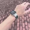 Ремешок титанового цвета для Apple Watch Series 11 46 мм 42 мм, ремешок из нержавеющей стали H-образной формы, браслет для iWatch Ultra 3 2 49 мм 45 мм 40 41 мм SE3 44 мм