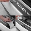 1Pc Car Rear Door Trunk Bumper Guard Protector Sticker for DACIA Spring Logan Duster Sandero Lodgy Bigster Stepway Dokker Jogger