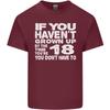 18th Birthday 18 Year Old Dont Grow Up Funny Unisexs Light Cotton TShirt