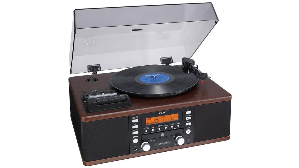 Teac Магнитофон с кассетным проигрывателем Walnut turntable/CD LP-R520-WA