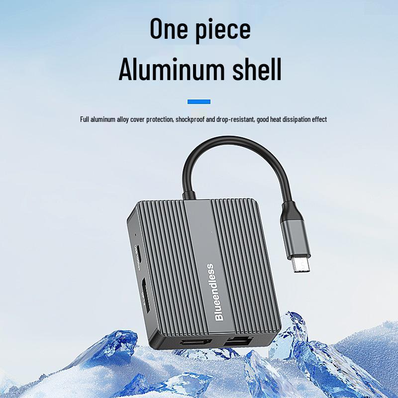 USB-C Док-станция с HDMI+DP, Тройной дисплей 4K60 Гц, Gigabit Ethernet и концентратором USB 3.2