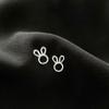 Cute Hollow Rabbit Exquisitely Suitable for Daily Commuting Versatile Earrings