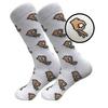Unisex Winter Knitted Mid-Calf Long Crew Socks Funny Printed Hip-Hop Trendy Cotton Hosiery Skateboard Streetwear