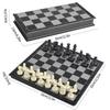 Andux Foldable Magnetic Chess Board Game Set Chess and Checkers 3212 2-In-1 CXYXQ-02 (L)