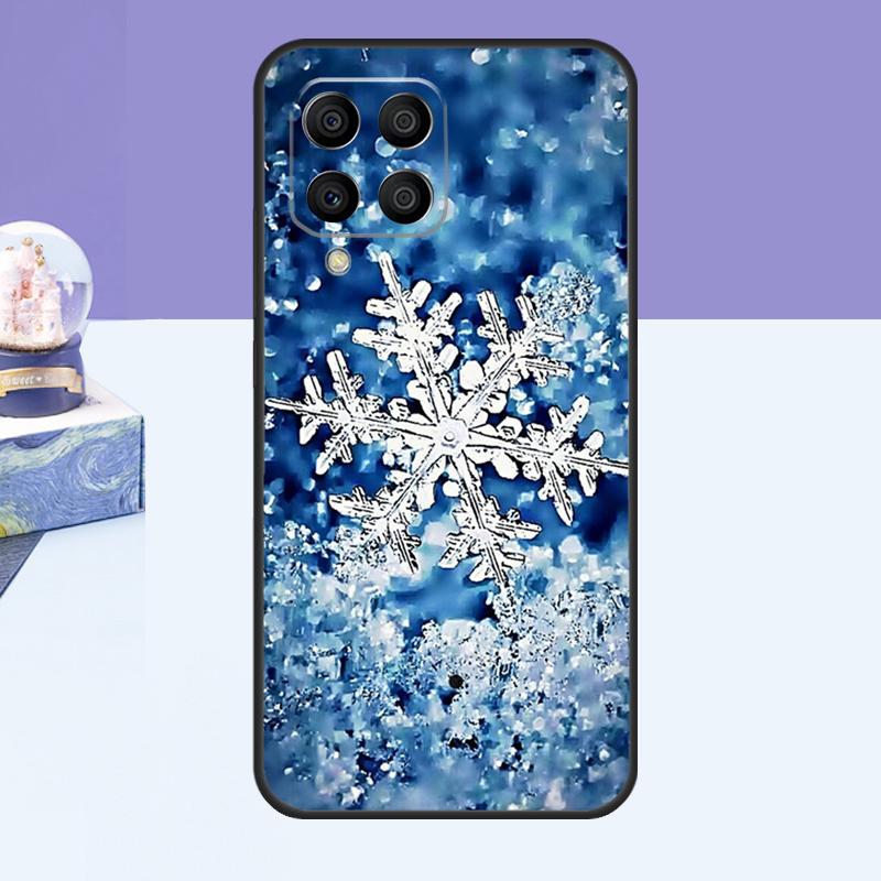 Чехол Зимняя Снежинка Для Samsung Galaxy M15 M55 M35 M33 M21 M31 M16 M36 M56 M53 M13 M12 M32 M52 M14 M34 M54
