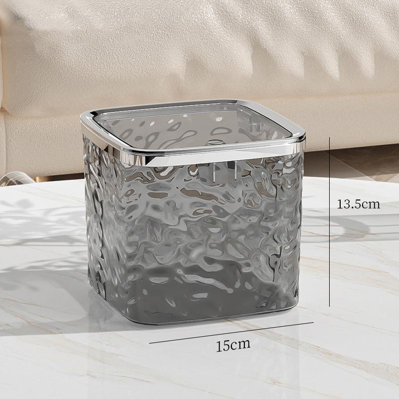 Laundry Pods Container Multi-Function Clear Storage Box for Washing Capsules Holder Coffee Capsules Organizer Desktop Trash Can