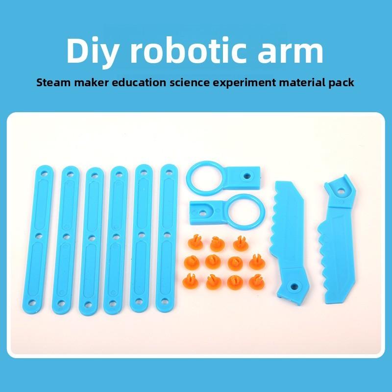 Научный Эксперимент Механическая Рука Stem Diy Образовательная Игрушка Для Детей Домашнее Обучение
