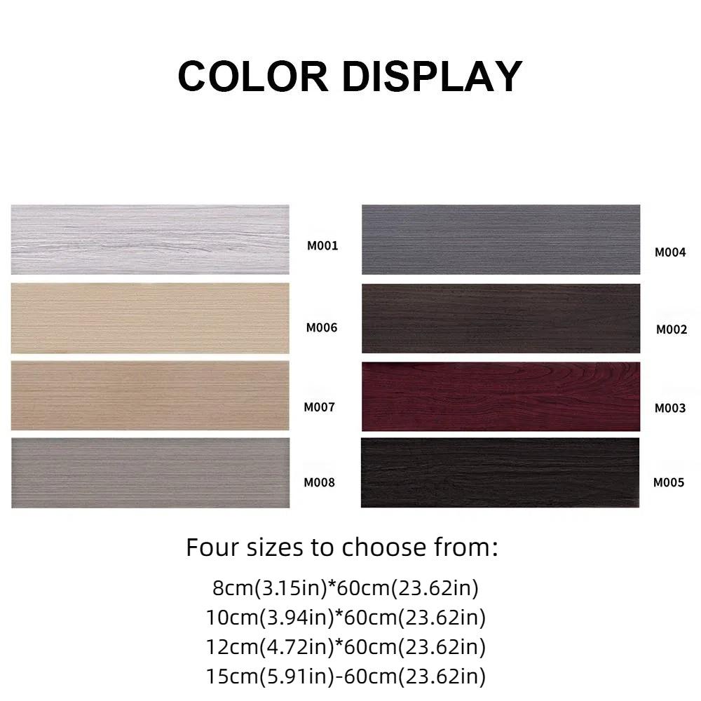 Самоклеящаяся плинтусная линия с рисунком под дерево, линия талии, наклейка на напольную плитку для домашнего декора