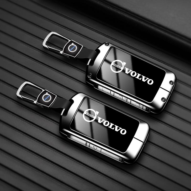 Чехол-брелок с градиентом для автомобильного ключа, сумка-чехол для Volvo XC60 XC40 XC90 S90 V60 S60 V90 C40 Polestar 1 Polestar 2, защитный аксессуар