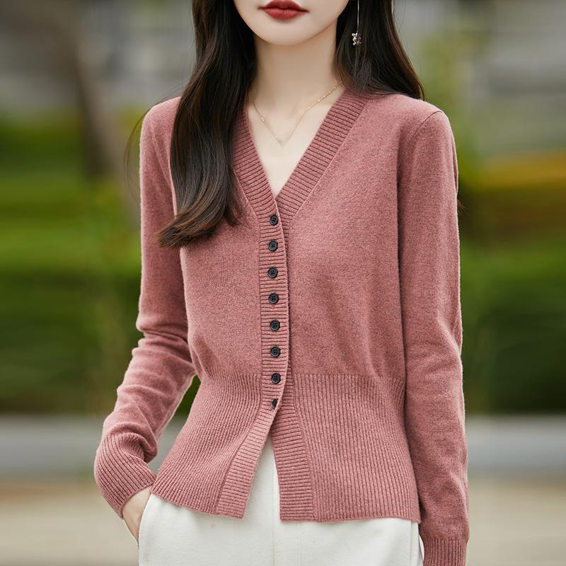 Женский легкий кардиган из 50% шерсти и 50% шелка Mulberry — универсальный трикотаж на все 4 сезона для комфорта и стиля в любое время года