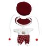 16CM Doll Clothes Suit Lace Princess Dress Headwear Cute Hoodies Skirt Overall Vest Hat OB11 Clothes Outfit 1/8BJD Accessories