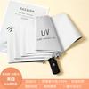 UV Automatic Folding Umbrella, Weather and Rain, Small Fresh Vinyl Sunscreen, Female UV Protection