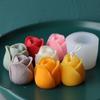 Aromatherapy Candle Silicone Mold 3D Rose Flower Shape Soap Silicone Mould DIY Candle Form Soap Moul