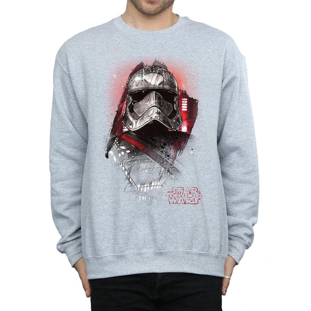 Star Wars Mens The Last Jedi Captain Phasma Brushed Sweatshirt