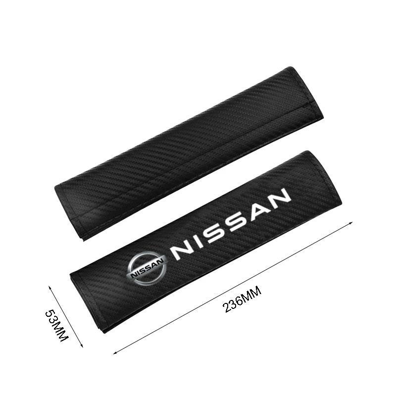 Car Seatbelt Shoulder Pad Cover Protector Cushion For Nissan murano Navara Qashqai x-trail Patrol NV200 note Frontier Accessorie az3