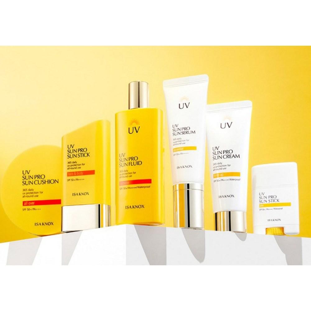 ISA KNOX UV Sun Pro 365 All Over Big Sun Cushion SPF50+ PA+++, 23g, 2 Pieces