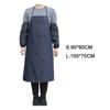 Waterproof Cooking Aprons With Pockets Kitchen Work Clothes Long Denim Aprons  Man/women