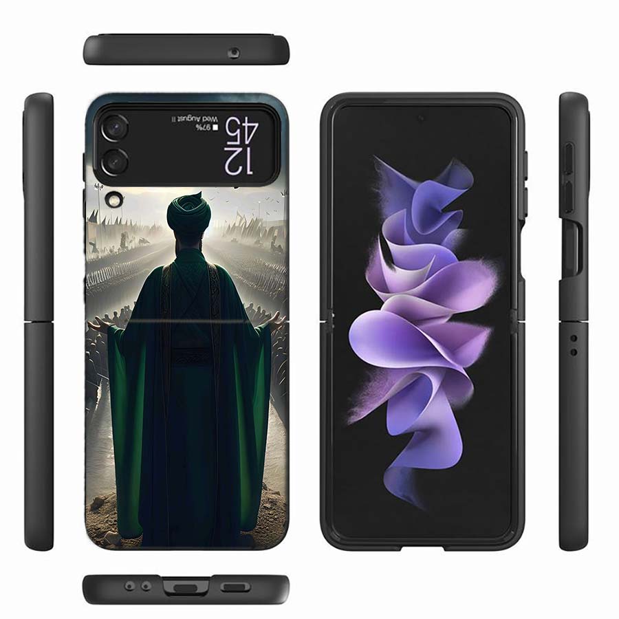 Ислам Шиитский Имам Али Хусейн Чехол для Телефона Для Samsung Z Flip 6 7 5G Z Flip 5 Galaxy Z Flip 3 4 5G ZFlip Ударопрочный Жесткий Чехол ТПУ P