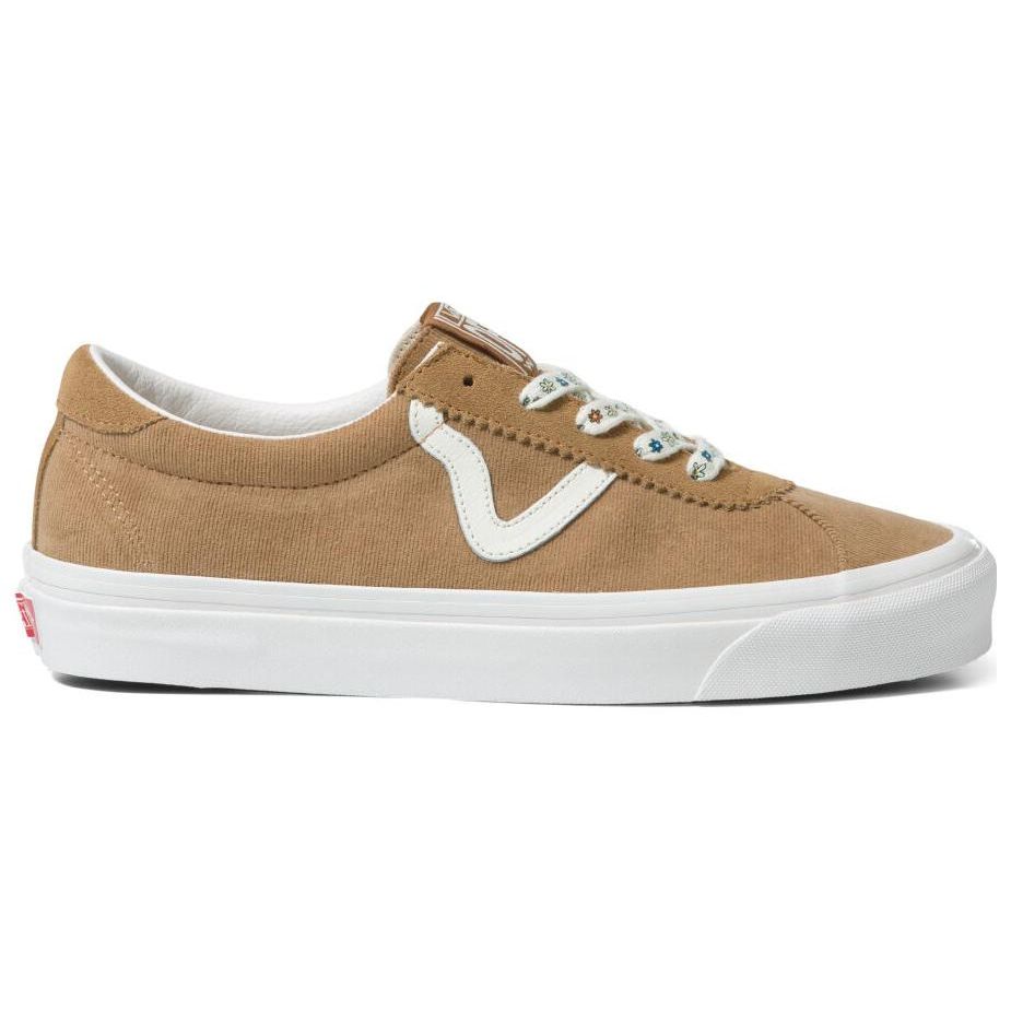 Vans Style 73 DX Anaheim Factory — коричневые вельветовые кроссовки унисекс, белые VN0A7Q5ABRO
