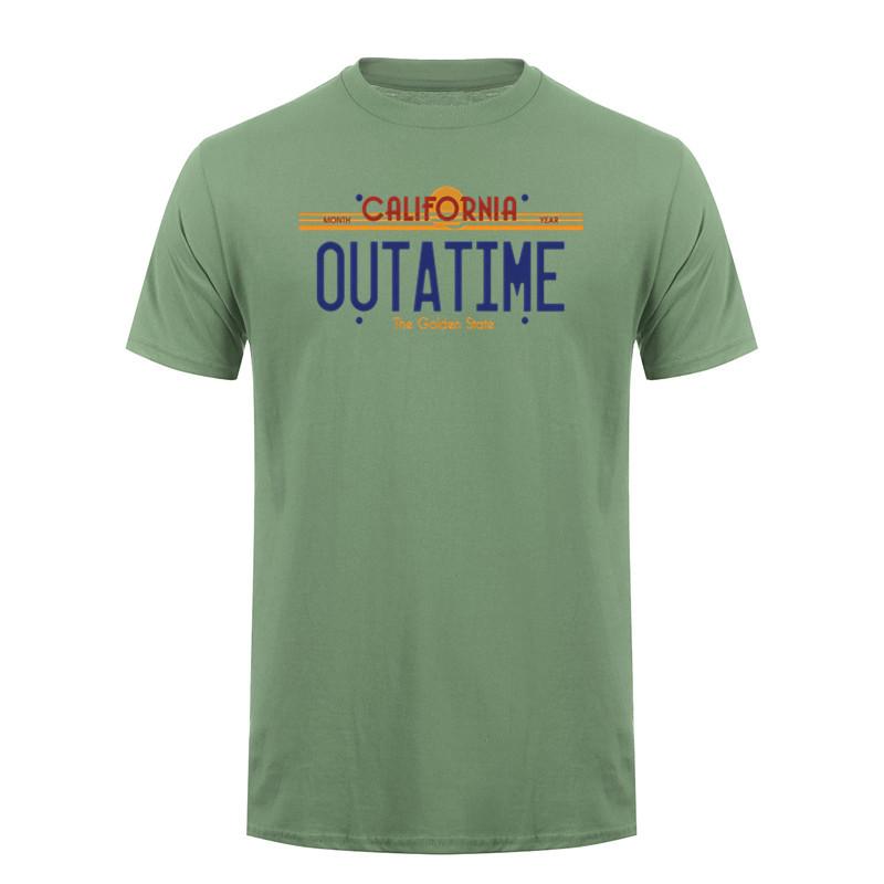 Back To The Future Outatime License Tshirt Cotton Unisex Unisex Short Sleeve T Shirts Dz070