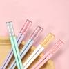 5 pairs Multicolor Sushi Sticks Fiberglass Japanese Chopsticks Amber Sakura Chopsticks  Ramen